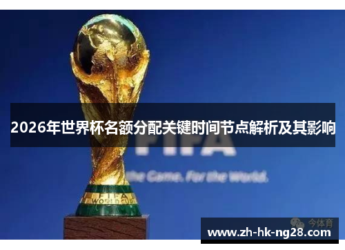 2026年世界杯名额分配关键时间节点解析及其影响
