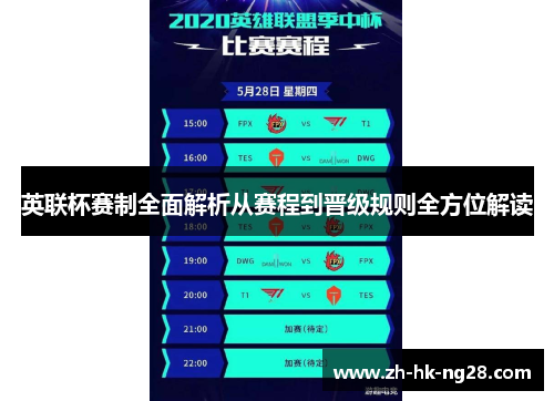 英联杯赛制全面解析从赛程到晋级规则全方位解读